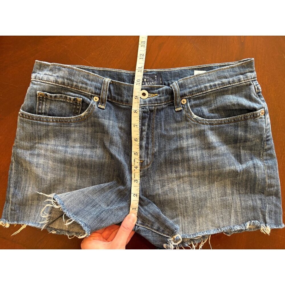 Lucky Brand The Bermuda Cutoff Denim Jean Shorts Distressed Size 10 US 30 - Picture 9 of 9